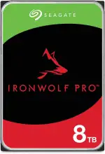 Seagate IronWolf Pro 8TB, NAS Interne Festplatte HDD, 3.5 Zoll, 7200 U/Min, CMR, 256 MB Cache, SATA 6 GB/S, inkl. Data Rescue Service (ST8000NTZ01)