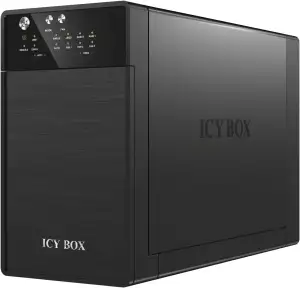 ICY BOX IB-RD3620SU3 Externes 2-fach Gehäuse (Raid 0/1, Single, JBOD) für 2x 3, 