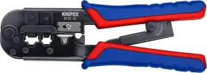 KNIPEX Crimpzange für Westernsteckermit Mehrkomponenten-Hüllen 190 mm, 97 51 10