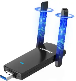 COMFAST WLAN Stick-USB WLAN Adapter, 1300Mbps USB WiFi Dongle, Dual Band mit Hoc