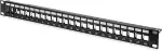 DIGITUS Patchpanel - Modular - Für Keystone-Module - 19-Zoll - 24-Port - Geschirmt - Rack-Montage...
