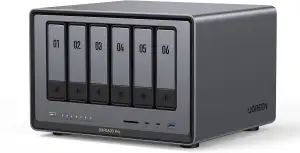 UGREEN NASync DXP6800 Pro, Desktop-NAS mit 6 Einschüben, Intel i5 1235u 10-Kern-