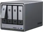 UGREEN NASync DXP4800 Pro, 4-Bay Desktop-NAS, Intel i3-1315U 6-Kern-Prozessor, 8GB DDR5 (bis zu 96GB), Eingebaute 128GB-SSD, 10GbE & 2.5GbE LAN, 2 × M.2 NVMe-Steckplätze, HDMI 4K (Ohne Festplatten)