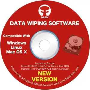 DBAN Boot- und Nuke Festplatten-Datenlöschsoftware für Windows, Linux und Mac au
