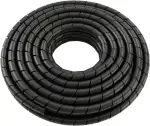 Lumonic Spiralkabelschlauch schwarz 5m I 4mm Spiralband für Kabel mit 1,5-10mm Durchmesser I Flexibler Kabelschlauch-Schutz für Private & industrielle Zwecke