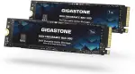 Gigastone SSD 1 TB (2er-Pack) M.2 NAS SSD 24/7 High Endurance Cache für Network Attached Storage Business Data Center Personal Cloud PCIe 3.0 NVMe NAS internes Solid-State-Laufwerk