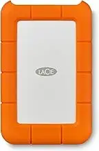 LaCie Rugged Mini 1TB tragbare externe Festplatte, 2.5 Zoll, PC & Mac, inkl. USB-C w/o USB-A Kabe...