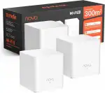 Tenda Nova MX3 Mesh WLAN System - AX1500 Wi-Fi 6 Dualband Router und Repeater - empfohlen für Häuser mit 2-3 Schlafzimmern - 2xGigabit Ports für Jede Einheit - APP Steuerung - WAP3-3er Pack