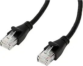Amazon Basics Ethernet-Netzwerkkabel, RJ45, Cat6, 3 m, 1.000Mbit/s, Schwarz