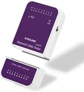 VCELINK Netzwerktester, Lan Tester, Kabeltester, Abnehmbares Remote Netzwerkkabe