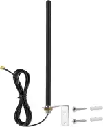 Outdoor WiFi Antenne 2.4G Antenne 6dBi RP-SMA Stecker mit RG174 3M Kabel für WLAN Router Gateway Mini PCI-Express PCIE Netzwerkkarte Sicherheit IP Kamera USB Adapter