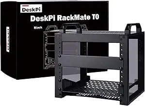 GeeekPi 4U Server-Rackschrank, 10-Zoll-Netzwerk-Rack für Server, Netzwerk, A/V-G