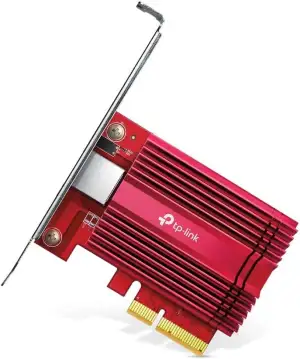 TP-Link Archer TX401 10Gbit/s PCIe Adapter, 1,5 m CAT6A-Ethernet-Kabe, kompatibe