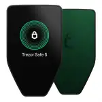 Trezor Safe 5 – Krypto-Hardware Wallet mit Secure Element und Passphrase, Farb-Touchscreen, Hapti...