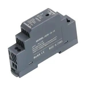 Kssvzz Hutschienen-Netzteil 12V DC 1.25A 15W, Eingang 100-240V AC 50/60 Hz DIN-S