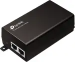 TP-Link TL-POE160S PoE+ Injektor (2 Gigabit-Ports, kompatibel mit 802.3af /at, Gesamtleistung mit bis zu 30W, Wandmontage und Desktop-Design, Plug and Play) Schwarz, único