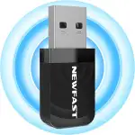 NEWFAST WLAN Adapter,1300Mbps WLAN Stick für PC,Dual-Band (5GHz/2.4GHz) WiFi Dongle mit CD-Treiber,USB 3.0,MU-MIMO,Only for Windows10/11/7/8/8.1,Mac OS 10.9-10.15