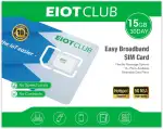 EIOTCLUB Daten-SIM-Karte, Europäische SIM Karte, 15GB | 30 Tage, Nur Daten, Ideal für Mobile WLAN-Hotspots, Router, USB-Sticks, Laptops, Tablets, Kein Vertrag, 5G/4G LTE-Netzwerk