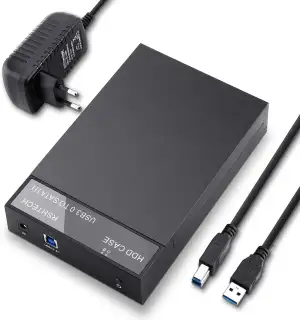 RSHTECH USB 3.0 SATA Festplattengehäuse für 3,5''/2,5'' SSD & HDD Externe HDD Ge