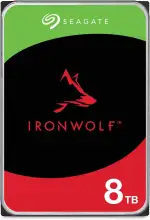 Seagate IronWolf 8TB, NAS Interne Festplatte HDD, 3.5 Zoll, 5400 U/Min, 256 MB Cache, SATA 6 Gb/s, silber, inkl. Data Rescue Service (ST8000VNZ02)
