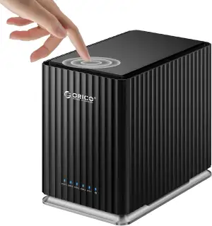 ORICO 5 Bay Festplattengehäuse, USB 3.1 Typ-C Werkzeugloses Externes HDD-Gehäuse