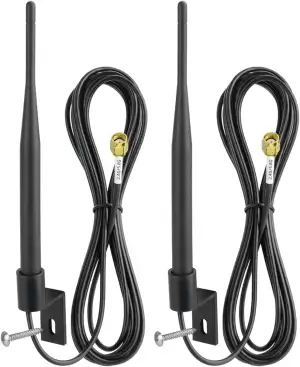 Eightwood WiFi Antenne 6dBi Dual Band 2.4GHz 5GHz WLAN Antenne Outdoor wasserdic