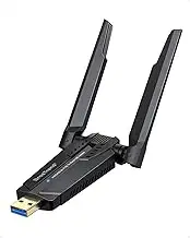 BrosTrend AXE5400 WiFi 6E USB WLAN Stick für PC, WLAN Adapter PC Hohe Reichweite