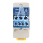 DIN-Schienen Stromverteilungsbox, PC-Gehäuse mit Kupferleiter, Transparente Abdeckung, AC690V, für Verteilungsschränke und Hochspannungsschränke