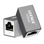 Netzwerkkabel Verbinder Cat 7, 10Gbps/600MHZ, Vergoldet RJ45 Kupplung für LAN Kabel, Netzwerkkabe...