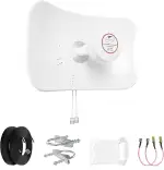 KASER Antenne 5G 4G LTE Mimo 1710-6000 MHz Gewinn bis zu 19 dBi kompatibel mit Router 5G 4G N-SMA Anschluss mit TS9 - X2 Kabel 10 m