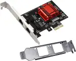 Dual-Port PCIe Gigabit Netzwerkkarte PCI Express Gigabit Ethernet Adapter mit Intel 82575/6 Ports PCI Express NIC Unterstützung PXE für Windows/Windows Server/Linux/Freebsd/DOS mit Low Profile