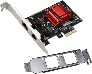 Dual-Port PCIe Gigabit Netzwerkkarte PCI Express Gigabit Ethernet Adapter mit In
