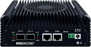 S2 Mini PC N150 10GBE SFP+, Firewall Appliance Micro Büro Hardware, Barebone No 