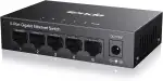 Tenda TEG1005D LAN Switch 5 Port Gigabit Netzwerk Switch (IGMP-Snooping, QoS, Plug-and-Play, Unmanaged, Lüfterlos, Metallgehäuse) Ethernet Switch LAN Verteiler Splitter