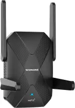WLAN Verstärker 1500 Mbit/s WiFi 6 Dualband WLAN Repeater mit 4 Antennen, Ethernet Port (LAN/WAN), WPS, MU-MIMO, WPA3, unterstützt Router/AP Modus, Signalstärke-Anzeige, für Zuhause und Büro