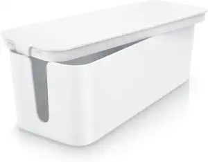CSL - Kabelbox Groß 41cm - XXL Kabelmanagement Box - Box zum Kabel verstecken - 