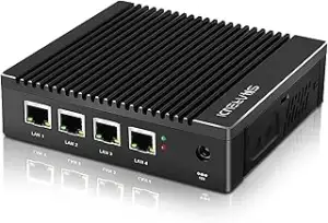 Micro-Firewall-Gerät Intel J3710/N3700 Quad-Core-lüfterlosesMini-PC mit 4 Anschlüssen, Intel 2,5 ...