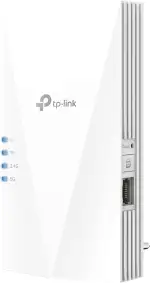 TP-Link RE700X WiFi 6 WLAN Verstärker Repeater AX3000, Dualband 2402MBit/s 5GHz + 574MBit/s 2,4GHz, MU-MIMO, Gigabit Port, Kompatibel mit Fritzbox