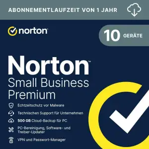 Norton Small Business Premium 10 Device | Aktivierungscode per Email