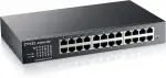 Zyxel 24-Port Gigabit Cloud-Based Switch | 24-Port GbE Smart hybrid Mode Switch | Standalone or NebulaFlex Cloud | Rackmount, fanless [GS1915-24E]