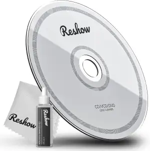 Reshow Laser-Linsen-Disc-Reinigungsset Für CD & DVD-Player, Schonende Reinigung 