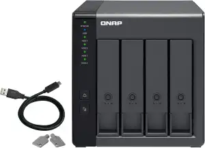 QNAP TR-004 4 Bay USB Type-C Direct Attached Storage (DAS) mit Hardware-RAID (Di