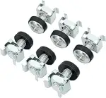 BIGtec 20 x Käfigmutter Montageschrauben Käfigmutternset M6 Montagesatz für 10" und 19" Schränke ...