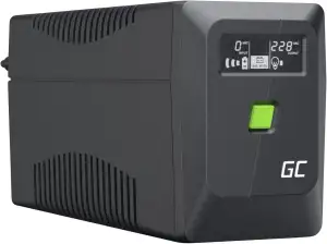 Greencell UPS 650VA 360W PowerProof mit LCD-Display – Modifizierte Sinuswelle, S