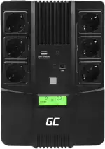 Green Cell UPS USV Unterbrechungsfreie Stromversorgung 600-999VA (360W) mit Überspannungsschutz 2...