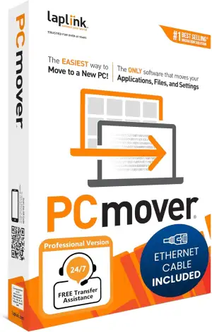LAPLINK PCmover Professional 11 – Migration Software, für Dateien, Ordner & Prog