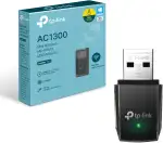 TP-Link Archer T3U AC1300 USB WLAN Stick Adapter (bis zu 867 Mbit/s auf 5GHz und 400 Mbit/s auf 2,4GHz, USB 3.0, MU MIMO, Kompatibel mit Windows 11/10/8.1/8/7/XP, Mac OS 10.15 und früher