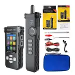 NOYAFA Netzwerktester mit IP-Scanning, PING- und Switch-Rate-Test, TDR Netzwerkkabel Tester, RJ11 RJ45 Tester, Ethernet-Kabeltester für Cat5/Cat6 POE-Tests, Wire Tracer Mapping, NF-8506
