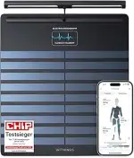 WITHINGS Body Scan - Vernetzte WLAN-Waage zur Verbesserung Ihrer Gesundheit, BIA-Personenwaage, A...