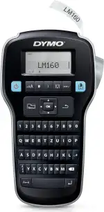 DYMO LabelManager 160 Tragbares Beschriftungsgerät | Etikettiergerät mit QWERTZ Tastatur & Einfache Textbearbeitung | für D1 Etiketten in 6, 9 und 12mm Breite